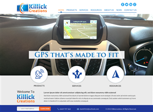 Web Design by Sbss for Killick Creations | Design: #4872845