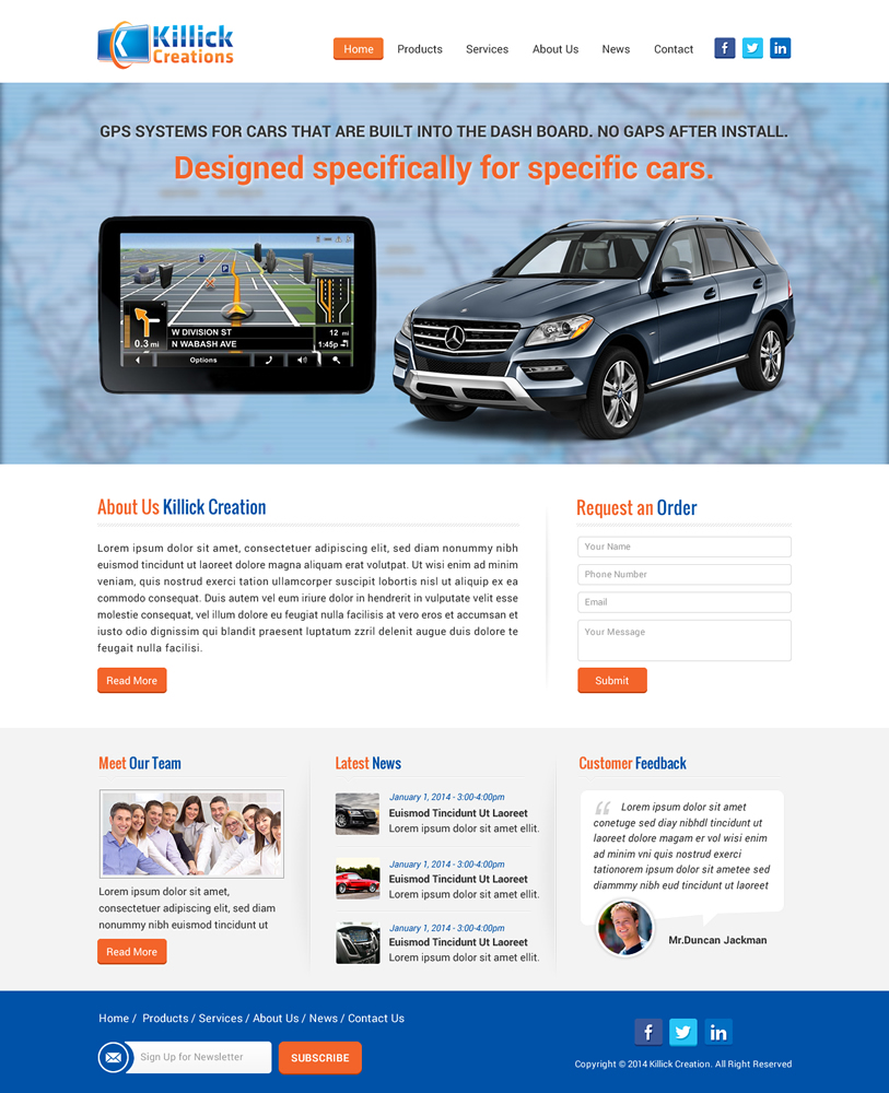 Web Design by Sbss for Killick Creations | Design #4872860