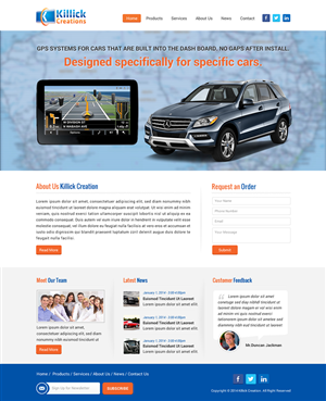 Web Design by Sbss for Killick Creations | Design: #4872860