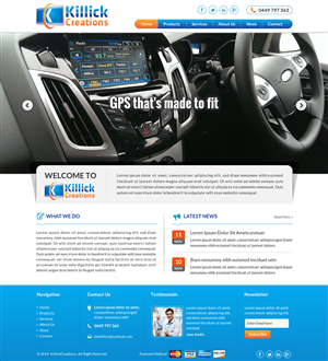 Web Design by Sbss for Killick Creations | Design: #4872865