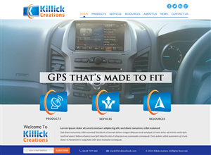 Web Design by Sbss for Killick Creations | Design: #4872870