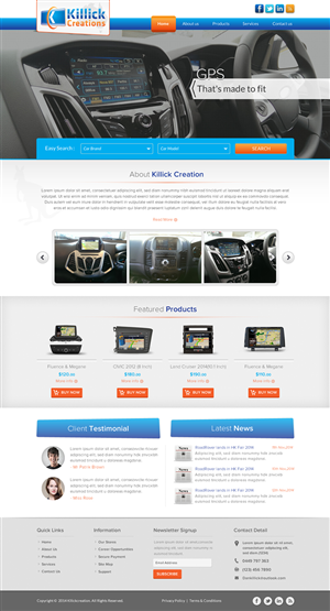Web Design by Sbss for Killick Creations | Design: #4873969