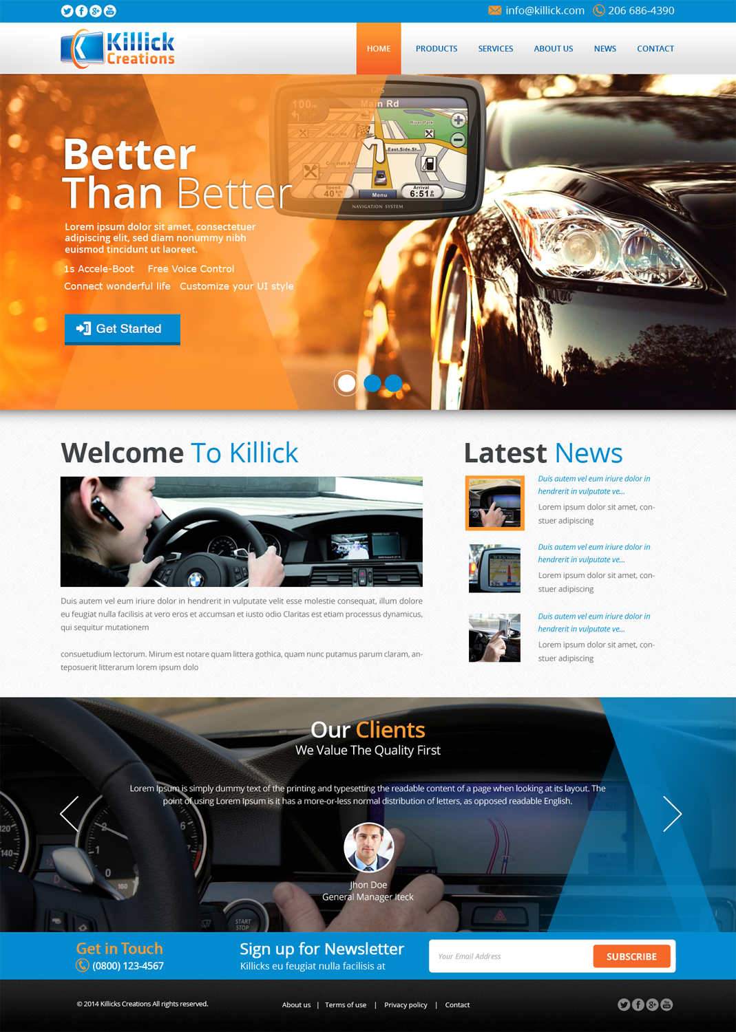 Web Design by iLibart for Killick Creations | Design #4870664
