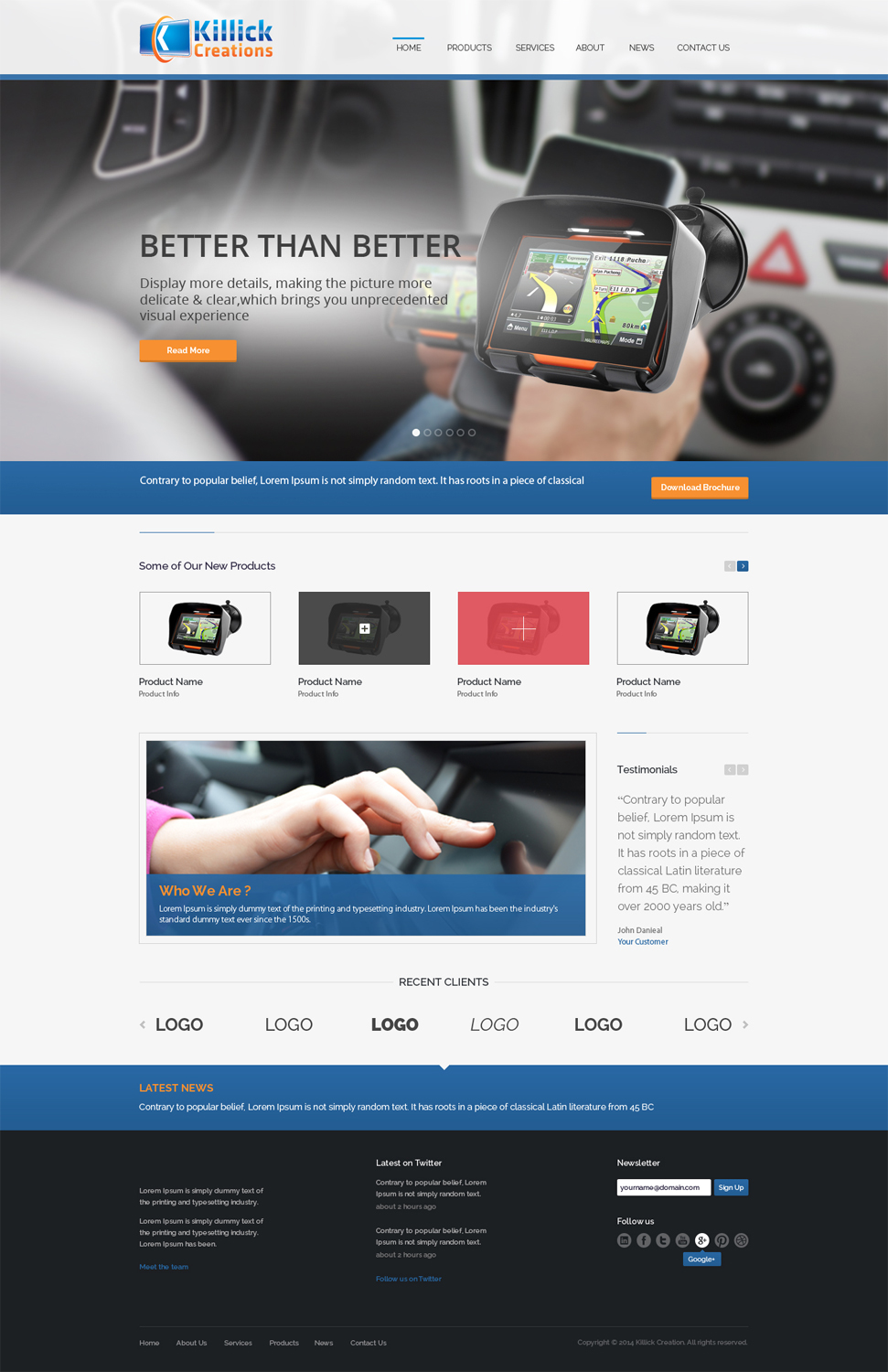 Web Design by iLibart for Killick Creations | Design #4871175