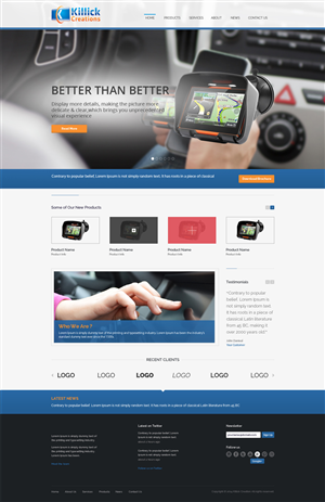 Web Design by iLibart for Killick Creations | Design: #4871175