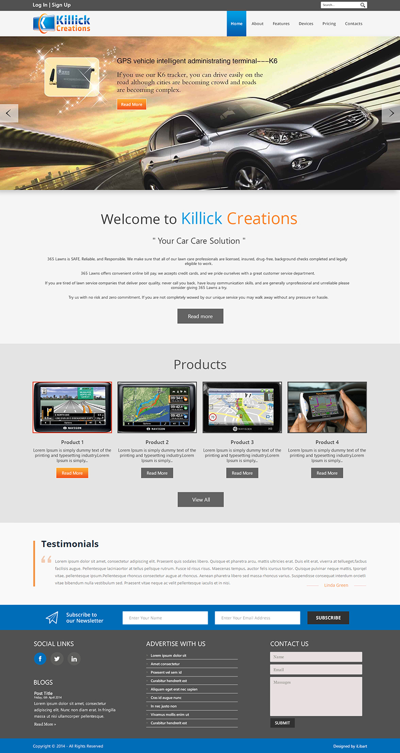 Web-Design von iLibart für Killick Creations | Design #4871398