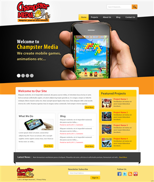 Wordpress Design by pb for this project | Design: #1372102