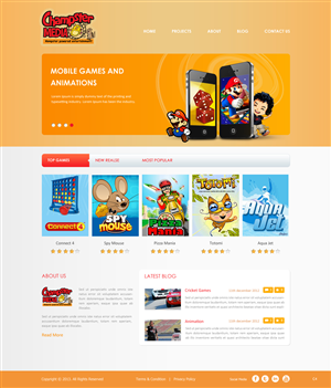 Wordpress Design by pb for this project | Design: #1372103