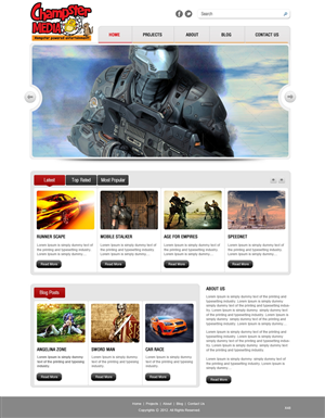 Wordpress Design by pb for this project | Design: #1372116