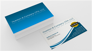 Business Card Design by INDIAN_Ashok for Hueston & Company CPA, LLC | Design: #4805418