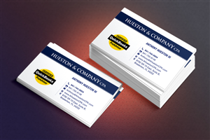 Business Card Design by FLEXIN for Hueston & Company CPA, LLC | Design: #4818872