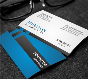 Business Card Design by AwsomeD for Hueston & Company CPA, LLC | Design #4845959