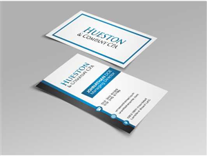 Business Card Design by AwsomeD for Hueston & Company CPA, LLC | Design: #4845963