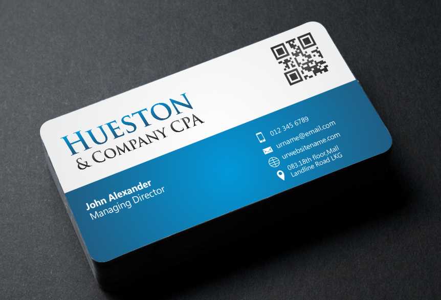 Business Card Design by AwsomeD for Hueston & Company CPA, LLC | Design #4845965