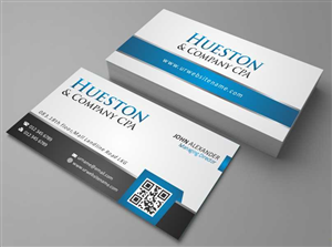 Business Card Design by AwsomeD for Hueston & Company CPA, LLC | Design: #4845975