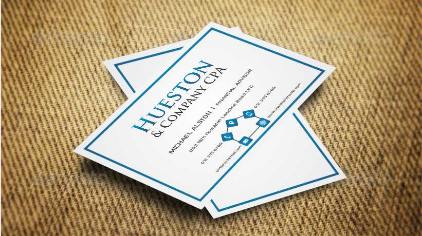 Business Card Design by AwsomeD for Hueston & Company CPA, LLC | Design #4845979