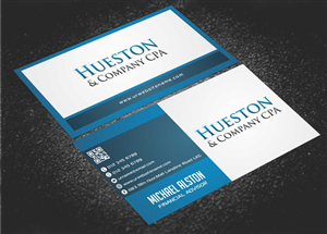 Business Card Design by AwsomeD for Hueston & Company CPA, LLC | Design: #4845983
