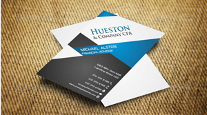 Business Card Design by AwsomeD for Hueston & Company CPA, LLC | Design: #4845984