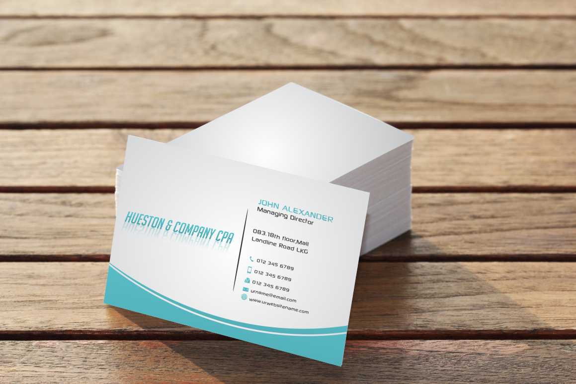 Business Card Design by szabist for Hueston & Company CPA, LLC | Design #4851849