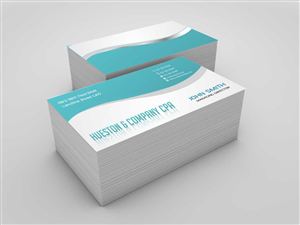 Business Card Design by szabist for Hueston & Company CPA, LLC | Design: #4851852