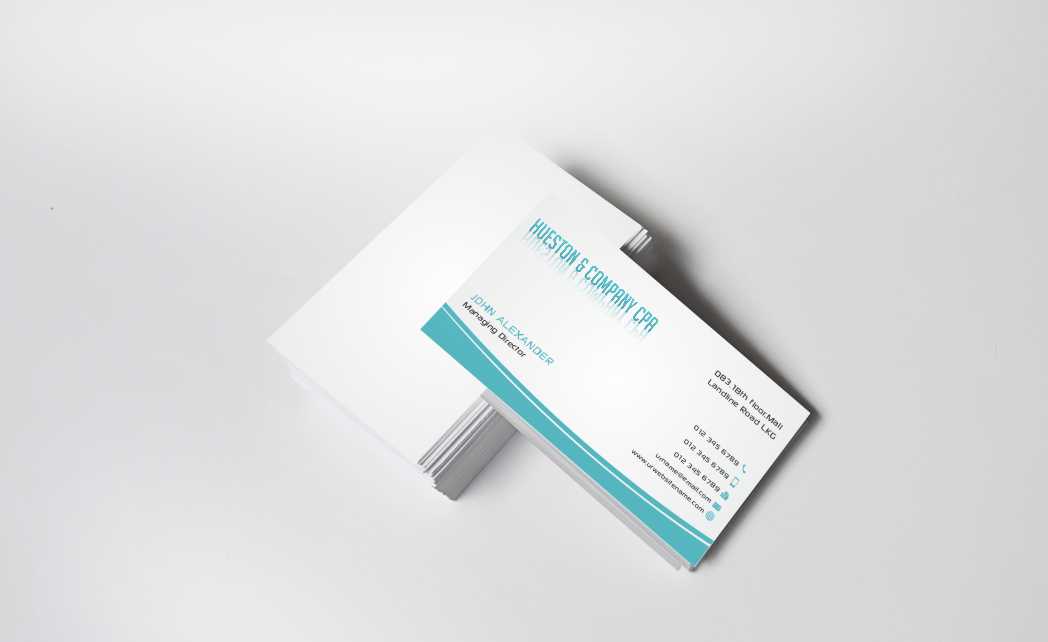 Business Card Design by szabist for Hueston & Company CPA, LLC | Design #4851853
