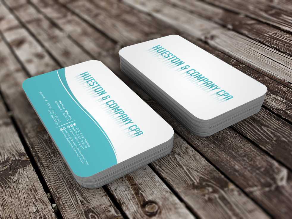 Business Card Design by szabist for Hueston & Company CPA, LLC | Design #4851859