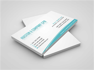 Business Card Design by szabist for Hueston & Company CPA, LLC | Design: #4851866