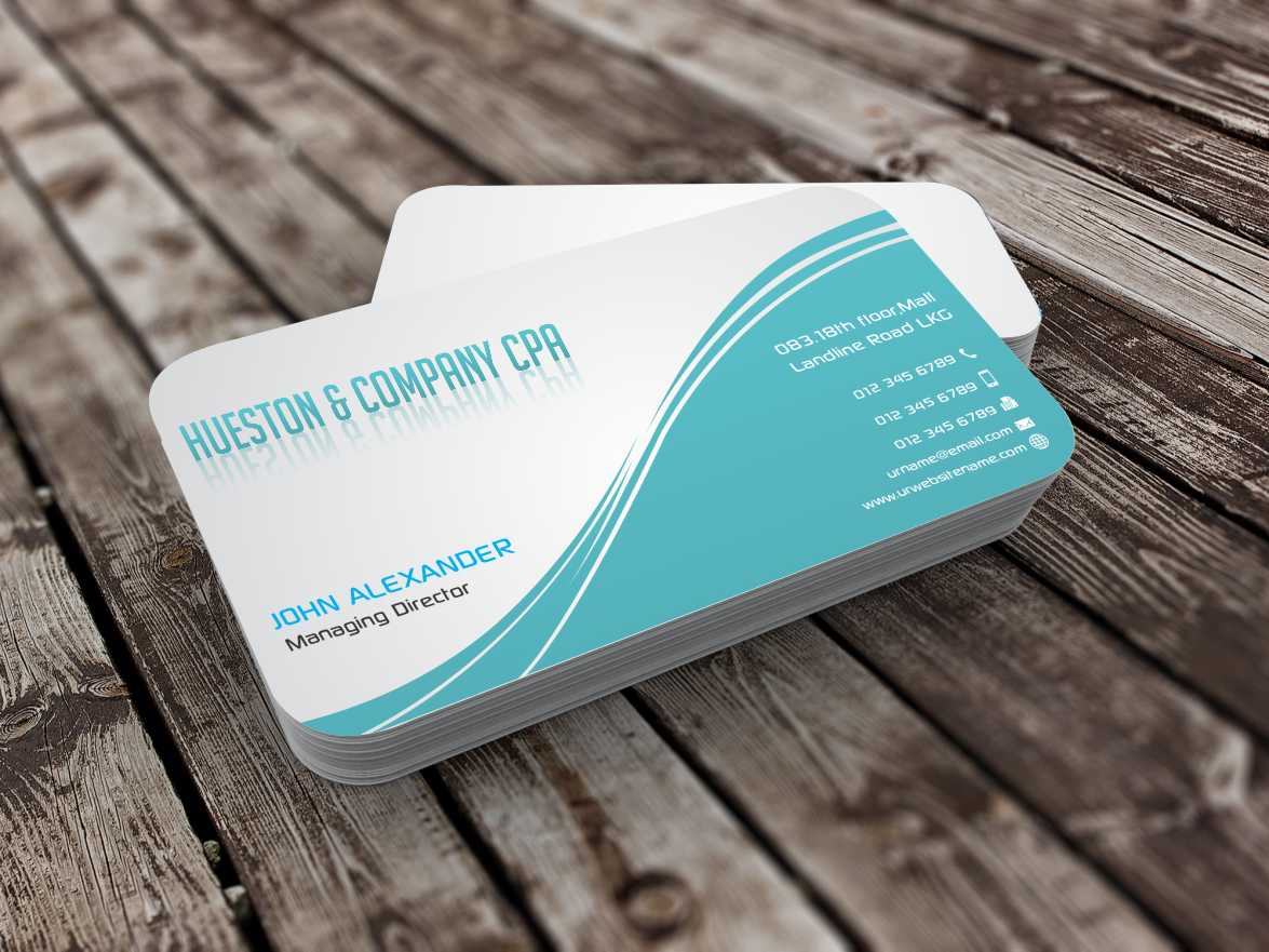 Business Card Design by szabist for Hueston & Company CPA, LLC | Design #4851869
