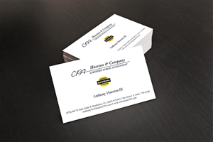 Business Card Design by S.D. Design for Hueston & Company CPA, LLC | Design: #4805349