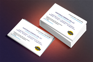 Business Card Design by rgdesigner10 for Hueston & Company CPA, LLC | Design #4826868
