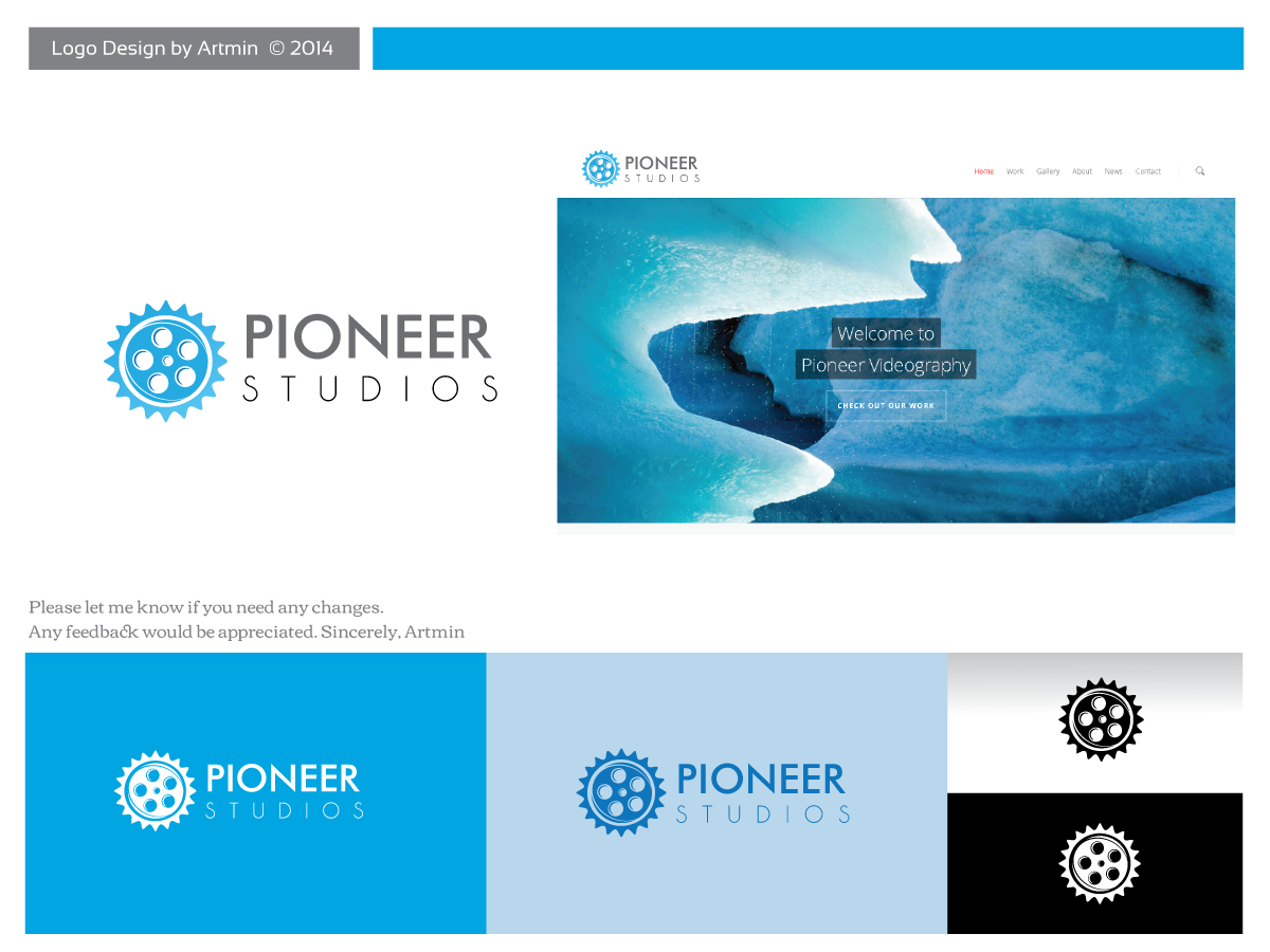 Logo Design by Artmin for Pioneer Studios | Design #4813651