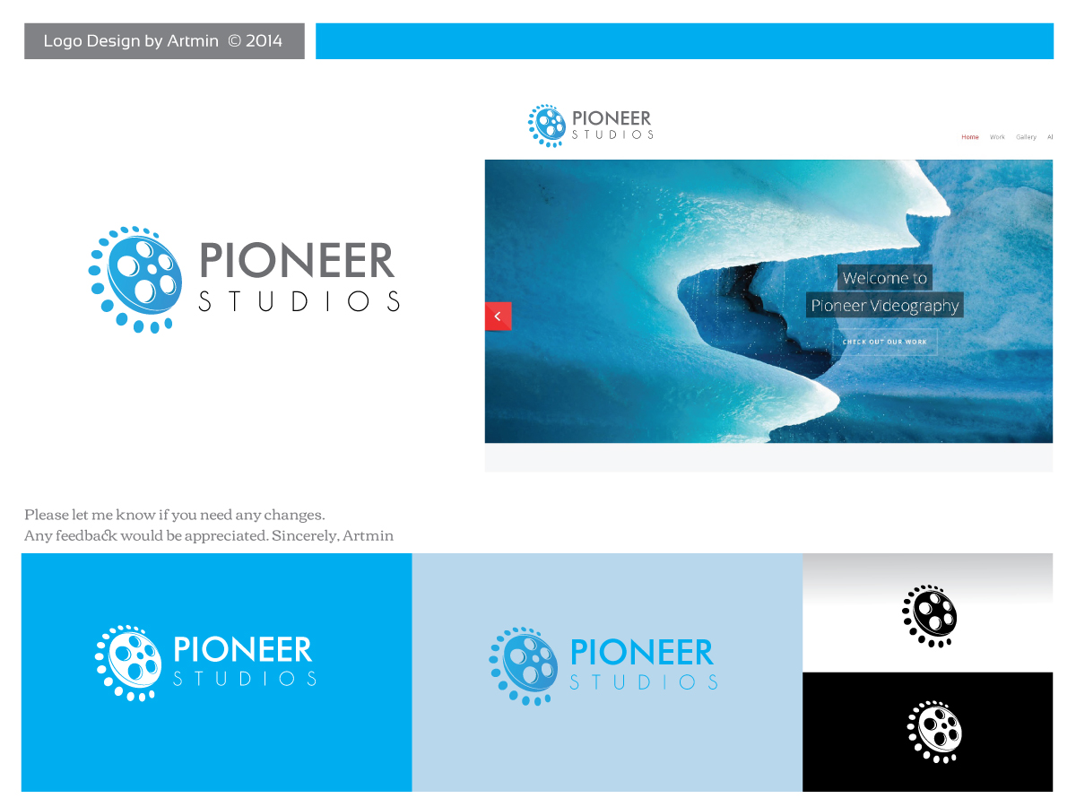 Logo Design by Artmin for Pioneer Studios | Design #4822363