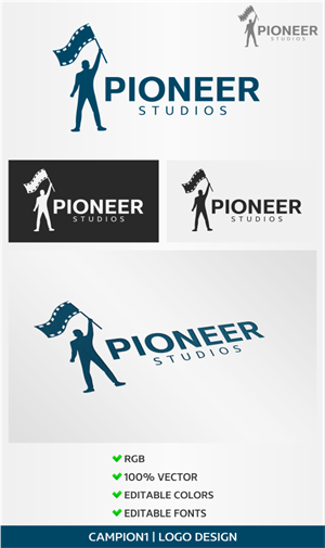 Diseño de Logo por artsterdam para Pioneer Studios | Diseño: #4815994