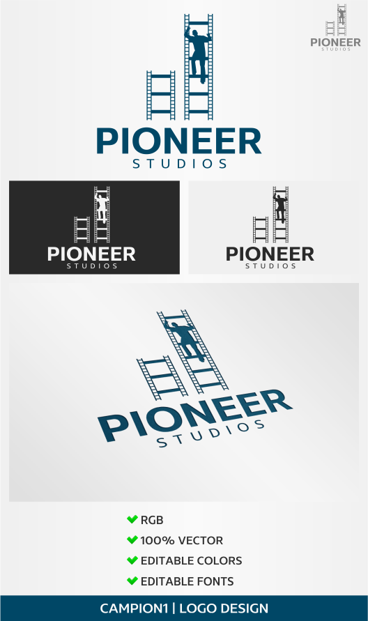 Logo Design by artsterdam for Pioneer Studios | Design #4816234