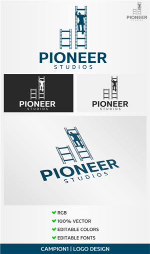 Diseño de Logo por artsterdam para Pioneer Studios | Diseño: #4816234