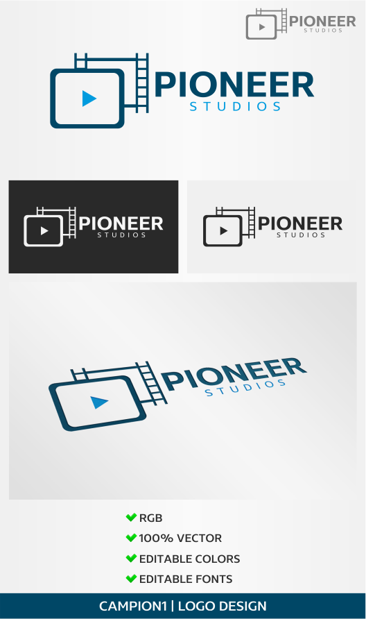 Logo-Design von artsterdam für Pioneer Studios | Design #4816377