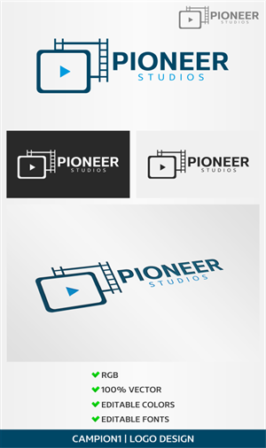 Diseño de Logo por artsterdam para Pioneer Studios | Diseño: #4816377