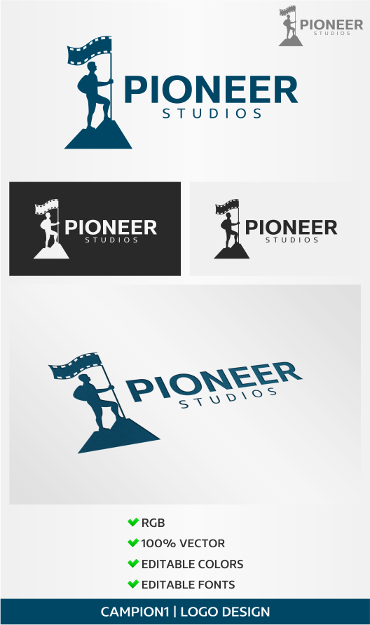 Logo Design by artsterdam for Pioneer Studios | Design #4819489