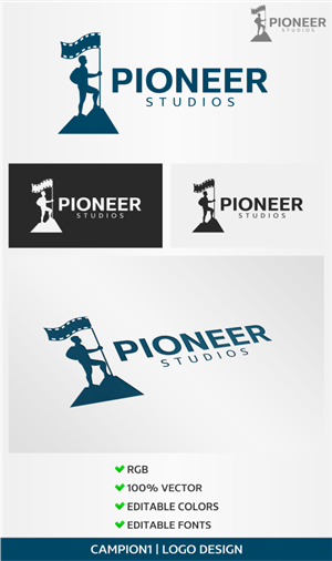Diseño de Logo por artsterdam para Pioneer Studios | Diseño: #4819489