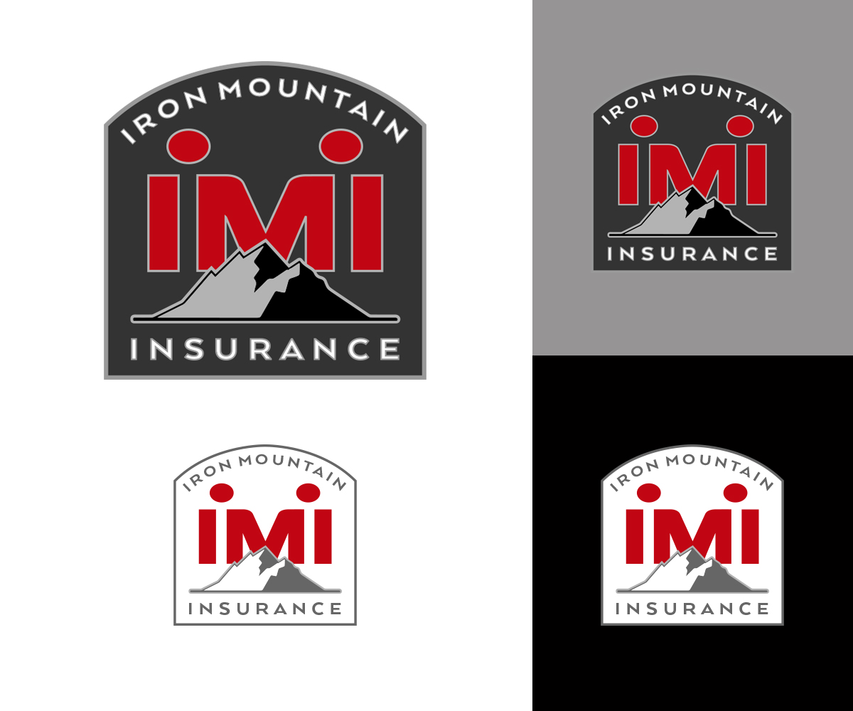 Logo Design by Thomas DeHart for Iron Mountain Insurance & Iron Mountain Investments | Design #5548816