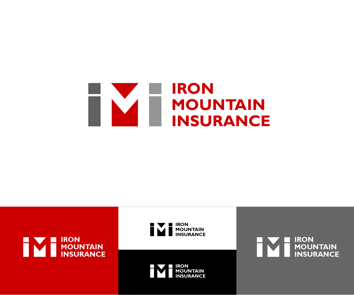 Logo Design by GliderGraphx for Iron Mountain Insurance & Iron Mountain Investments | Design #5346752