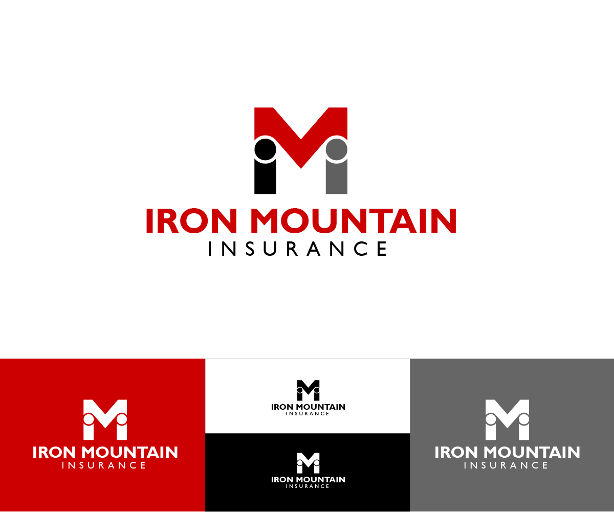 Diseño de Logo por GliderGraphx para Iron Mountain Insurance & Iron Mountain Investments | Diseño #5346755