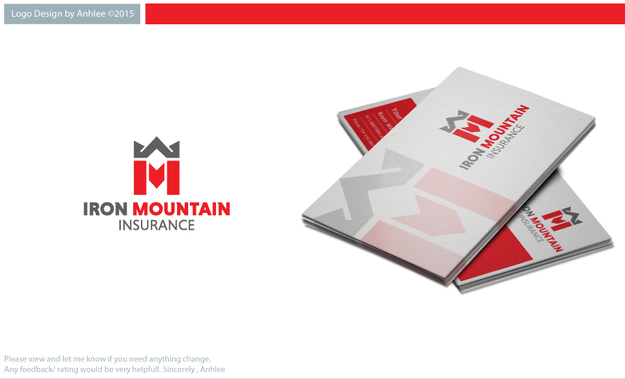 Logo Design by Anhlee for Iron Mountain Insurance & Iron Mountain Investments | Design #5403249
