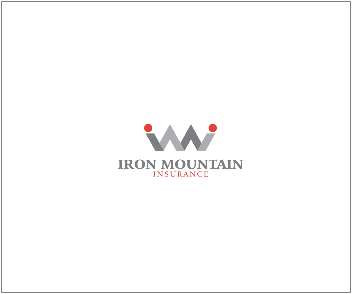 Logo Design by bijuak for Iron Mountain Insurance & Iron Mountain Investments | Design #5330474