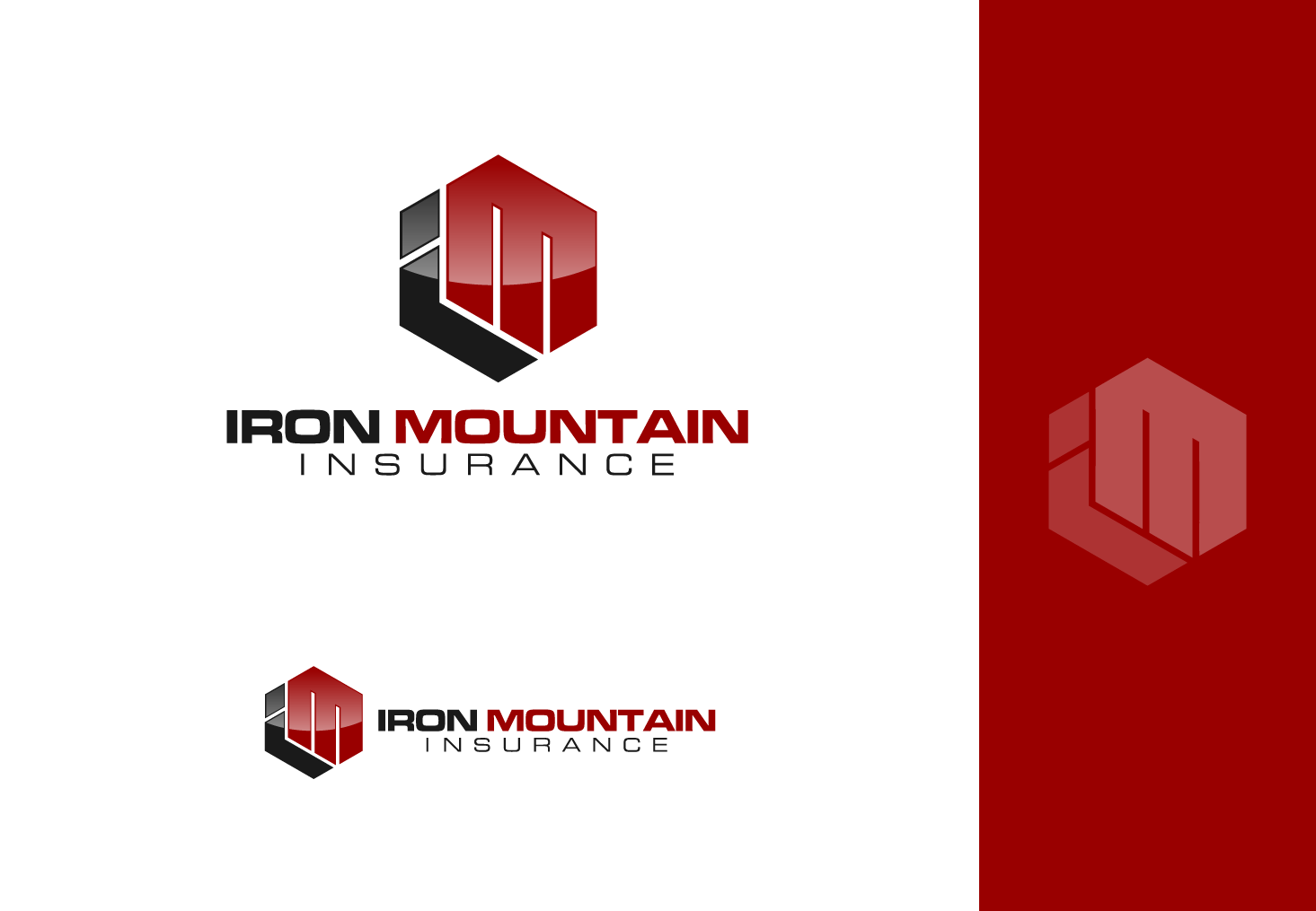 Logo Design by Graphix Lab for Iron Mountain Insurance & Iron Mountain Investments | Design #5373742