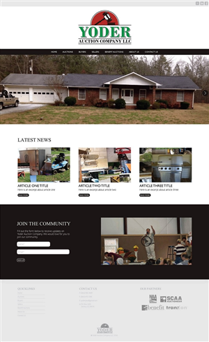 WordPress-Design von MNDESIGN CO. für AuctionServices.com, Inc. | Design: #4825692