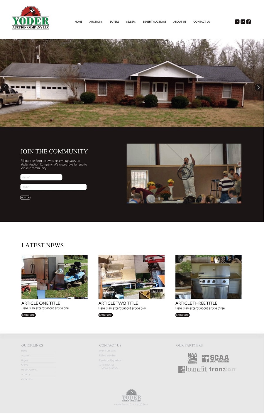 WordPress-Design von MNDESIGN CO. für AuctionServices.com, Inc. | Design #4825701