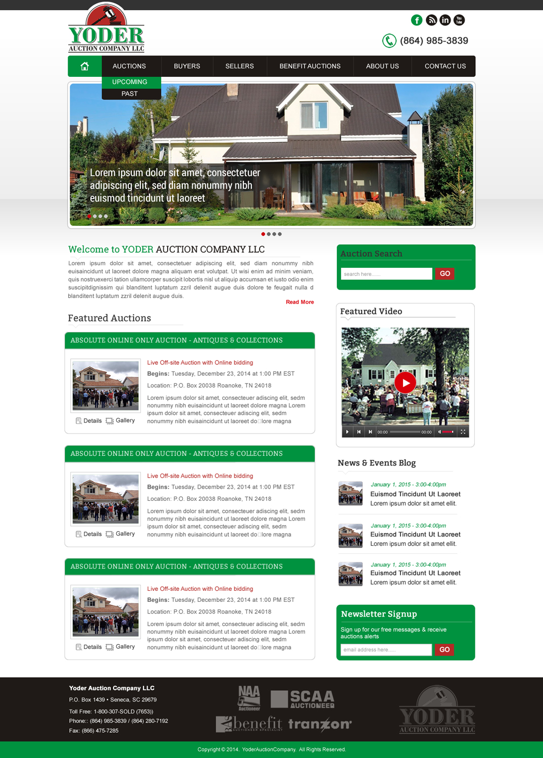 Wordpress Design by harmi_199 for AuctionServices.com, Inc. | Design #4829402