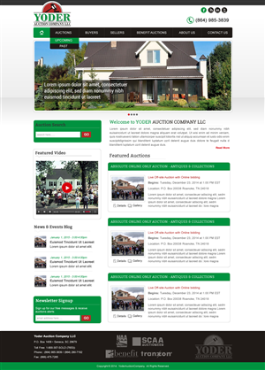 Design Wordpress par harmi_199 pour AuctionServices.com, Inc. | Design : #4829408