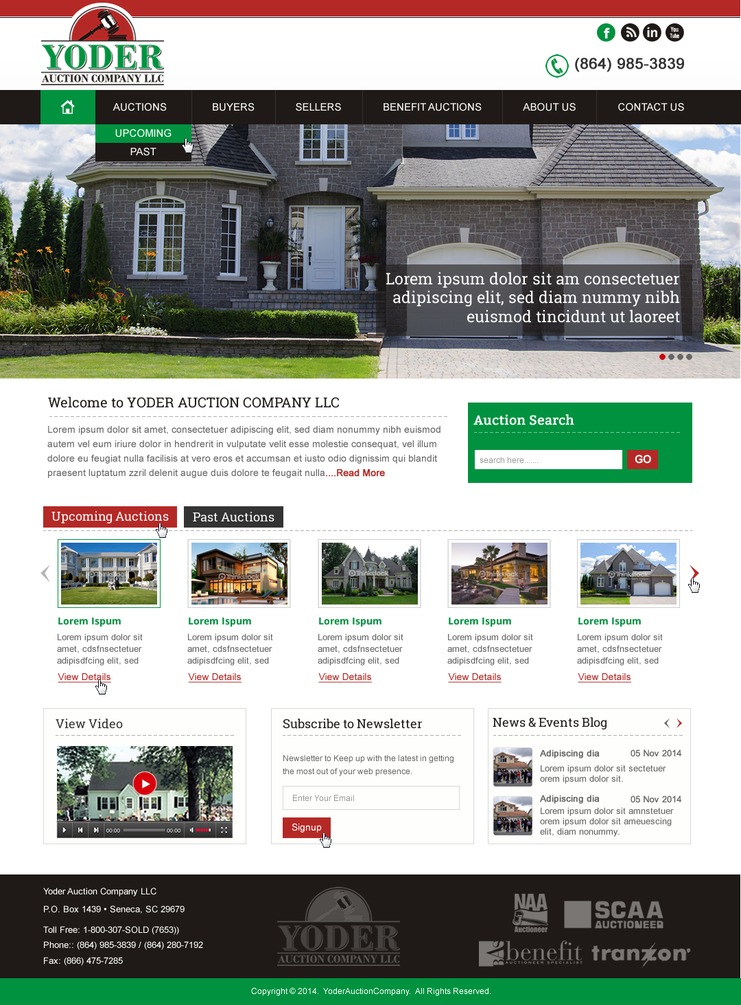 WordPress-Design von HarmiDesigning für AuctionServices.com, Inc. | Design #4844995